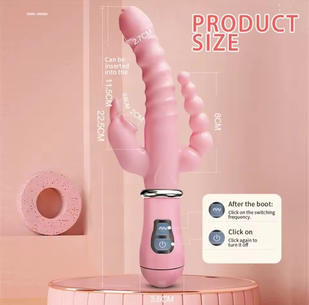 Triple Play Dildo